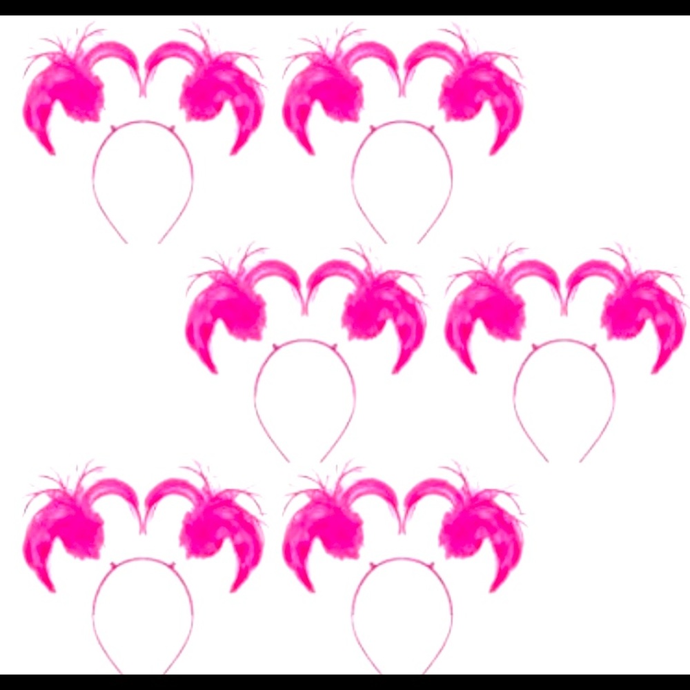 SALE: 2 for $10 or 6 for$25 Mix & Match! Pink Ponytail Headbopper Headband